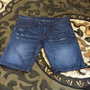 Men's Denim Shorts - Blue Washed Casual